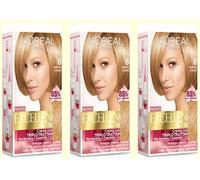 L'OREAL CREME TINTURA PER CAPELLI COLORAZIONE 8 BIONDO CHIARO 3 PEZZI