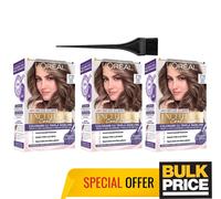 L'Oréal Excellence Cool Creme 7.11 Ultra Ash Blonde Anti-Brass Hair Color 3-Pack