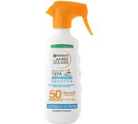 Garnier Ambre Solaire Advanced Sensitive Kids, Spray Solare Protettivo con Ceramidi per Bambini, SPF 50+