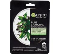 Garnier Skin Active Pure Charcoal maschera nera in tessuto con estratto di the nero 28 g