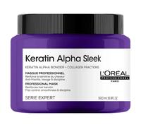 LOREAL KERATIN ALPHA SLEEK MASCHERA CAPELLI IDRATANTE ANTICRESPO 500ML