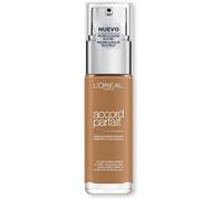 L'Oréal Paris Fondotinta Liquido, Incarnato Uniforme e Illuminato, Finish Naturale, Per Tutti i Tipi di Pelle, Formula con Acido Ialuronico, Accord Parfait, Tonalità: 8.5D Toffee, 30 ml