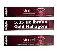 Loreal Majirel 5,35 marrone chiaro, oro mogano, crema per capelli - 50 ml