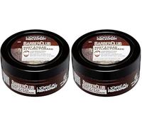 L'Oréal Men Expert Bart Styling Pomade per uomo, cera per capelli e barba per uno stile definito, cura della barba da uomo con profumo legnoso e olio essenziale di legno di cedro, Barber Club, 1 x 75