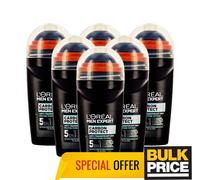 L'Oreal Men Expert Carbonio Proteggere Deodorante 50ml 6-pack Bulk Buy