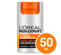 L'Oréal Men Expert Crema Idratante Hydra Energetic Anti Fatica 24h 5 Azioni 50ml