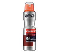 L'Oréal Men Expert Deo Spray, Invincible Man 6-pack, Protezione 96H, Deodorante sportivo per uomo, Controlla la secchezza e l'odore del corpo (6 x 150 ml)