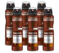 L'Oréal Men Expert Deodorante spray 48H per uomini, spray per il corpo contro l'odore di sudore, sudorazione e ascelle, deodorante antitraspirante da uomo con profumo legnoso e olio essenziale di