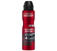 L'Oréal Men Expert - Deodorante spray efficace per uomini contro il sudore dallo stress fino a 48 ore di freschezza, Ultimate Control, 6 x 150 ml