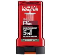 L'Oréal Men Expert Gel doccia e shampoo per uomini, bagno doccia per la pulizia del corpo, dei capelli e del viso, cura del corpo da uomo per una freschezza duratura con profumo aromatico, stop