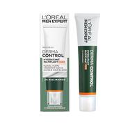L'Oréal Men Expert Idratante Opacificante SPF30 Derma Control Niacinamide | Protezione UV SPF30, riduce le imperfezioni visibilmente, consistenza leggera non appiccicosa, riequilibra le zone grasse