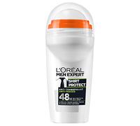 L'Oréal Men Expert - Deodorante a sfera anti-impronte per uomo, efficacia 48 ore, camicia protect, 6 x 50 ml