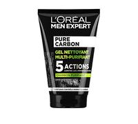 L'Oréal Men Expert puro Carbone Gel Detergente Multi-Purifiant Viso per Uomo -100 ml
