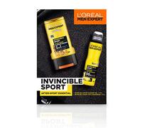 L'Oreal Men Expert - Set regalo da uomo Invincible Sport, 2 pezzi, confezione regalo: gel doccia e deodorante da uomo