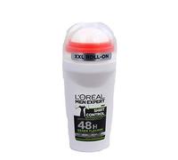 L'Oreal Men Expert Shirt Control Non Traspirante 48h Deodorante Roll-On Adatto Macchie Und Textilverhärtung, Set di 2 Pacco (2x50ml)