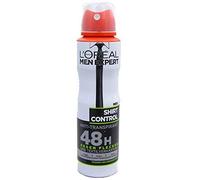 L'Oreal Men Expert Shirt Control Non Traspirante Deodorante Spray 48h Adatto Macchie Und Textilverhärtung, Set di 2 Pacco (2x150ml)