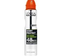 L'OREAL Men Expert Shirt Protect Green 48H Deodorant Spray - per igiene quotidiana, formato pratico