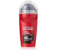 L'Oréal Men Expert Stop Stress Anti-Traspirante 48H Sfera 50 ml, Roll on, Fresca
