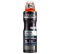 L'Oréal Men Expert XXL 5 in 1, deodorante spray per uomo, spray per il corpo contro forte odore di sudore, sudorazione, sudore ascellare e residui bianchi, antitraspirante per uomo, antitraspirante