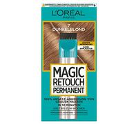 L'Oréal Paris 100% copertura per nascondere i capelli grigi, colorazione permanente per capelli, correttore per capelli di lunga durata, applicazione facile, Magic Retouch Permanent, n. 7 biondo scuro