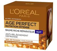 L'Oréal Paris - Age Perfect Balsamo ricco, Riparatore notte, per Pelli mature e denutrite, Nutrizione intensa, da 50 ml