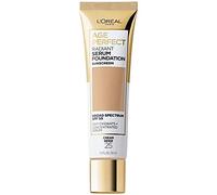 L'Oréal Paris Age Perfect Radiant Siero Foundation with SPF 50, Cream Beige, 1 Ounce
