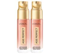 L'Oréal Paris Age Perfect Siero Viso Correttore Anti-Macchie ad Azione Rapida Formula con Estratti di Peonia e Niacinamide per Pelli Mature - 2 Flaconi da 30ml