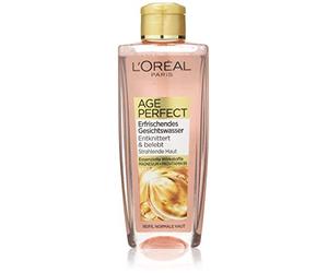 L'Oréal Paris Age Perfect - Tonico rinfrescante per il viso per la pelle luminosa, agisce delicatamente sulla pelle e allevia i segni di stanchezza, 200 ml