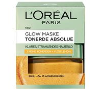 L'Oréal Paris Allumina Absolue Glow Maschera per una pelle chiara e luminosa, 50 ml