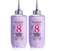 L'Oréal Paris Balsamo Lamellare Elvive Wonder Water Hydra Hyaluronic, Per Dare Lucentezza a Capelli Disidratati, Senza Siliconi, 200 ml (Confezione da 2)