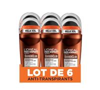 L'Oréal Paris – Deodorante a sfera Barberclub per uomo – 50 ml – confezione da 6