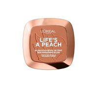 L'Oréal Paris Blush in Polvere Life's a Peach, Pelle Idratata, Effetto Radioso con Estratto di Pesca, 01 Eclat Pêche