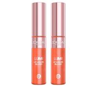 L'Oréal Paris Blush Liquido Lumi Le Liquid Blush 627 Glowy Warm Peach Lucentezza Fresca e Scintillante Ultra-Leggero Modulabile Lunga Tenuta per Tutti i Tipi di Pelle con Pigmenti Luminosi - 2 Fard