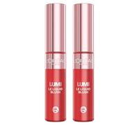 L'Oréal Paris Blush Liquido Lumi Le Liquid Blush 635 Glowy Worth It Medium Lucentezza Fresca e Scintillante Ultra-Leggero Modulabile Lunga Tenuta per Tutti i Tipi di Pelle - 2 Fard