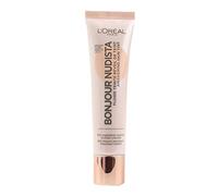 L'Oréal Paris BB Cream, Bonjour Nudista, Finish Nudo Radioso, Pelle Idratata, non Appesantita, 02 Medium Light