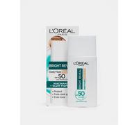 L'Oreal Paris - Bright Reveal Daily Fluid Tinted Glow SPF 50+ Bronze Glow 50 ml-Neutro No Size