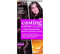 L'Oréal Paris Casting, crema lucida per capelli tono su tono, senza ammoniaca, castano chiaro (500), confezione da 1
