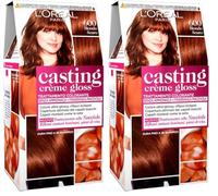L'Oréal Paris Casting Crème Gloss, 600 - Biondo Scuro (Confezione da 2)