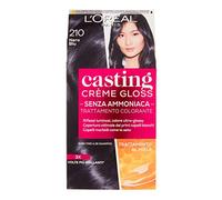 L'Oréal Paris Casting Crème Gloss Colore Trattamento senza Ammoniaca, 210 Nero Blu