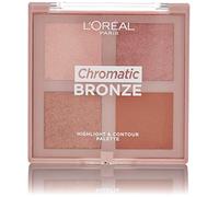 L'Oréal Paris Chromatic Bronze Highl& Contour Palette 01, 10 g