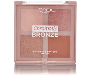 L'Oréal Paris Chromatic Bronze Highl& Contour Palette 01, 10 g