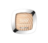 L'Oréal Paris Cipria Uniformante e Fissante, Per Tutti i Tipi di Pelle, Pelle Setosa e Risultato Naturale, Arricchita con Pigmenti Minerali e Acido Ialuronico, Accord Parfait, 1R Ivoire Rosé