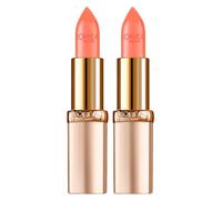 L'Oréal Paris Color Riche Satin Rossetto Idratante 12H Lunga Durata con Olio di Argan e Vitamina E Finish Satinato Colore 235 Nude - 2 Cosmetici