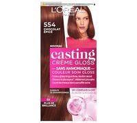 L'ORÉAL PARIS - Colorazione capelli semi-permanente tono su tono - Colore Cura Gloss - Senza Ammoniaca - Casting Crema Gloss - Tonalità Cioccolato Piccante (554)