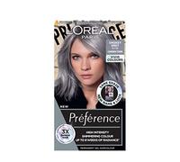 L'Oréal Paris, colorazione permanente per capelli, lucentezza a lunga durata e colore intenso, fino a 8 settimane, Preference Vivids (Colorista), grigio fumo 9.11, confezione da 1
