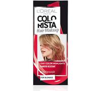 L'Oréal Paris Colorista Hair Makeup Colorazione Temporanea 1 Giorno per Ciocche e Punte, Tinta per Capelli Biondi, Meches Rosso, 30 ml