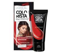 L'Oréal Paris Colorista Hair Makeup Colorazione Temporanea 1 Giorno per Ciocche e Punte, Tinta per Capelli Castani, Meches Bronzo, 30 ml