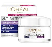 L'Oréal Paris Confezione da 1 Crema Viso Antirughe Experte 55+ Crema Notte per Donne dai 55 Anni con Calcio 1 x 50 ML