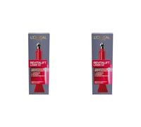 L'Oréal Paris Contorno Occhi Revitalift Laser X3, Azione Antirughe Anti-Età con Acido Ialuronico e Pro-Xylane, 15 ml (Confezione da 2)