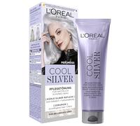 L'Oréal Paris Cool Silver - Colorazione per la cura 02 bianco perlato, con ceramidi rinforzanti e anti gialli per riflessi argentati freddi, 114 ml